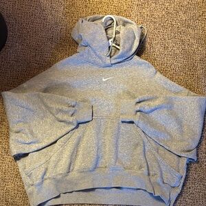 Nike Men's Heather Gray Hoodie
